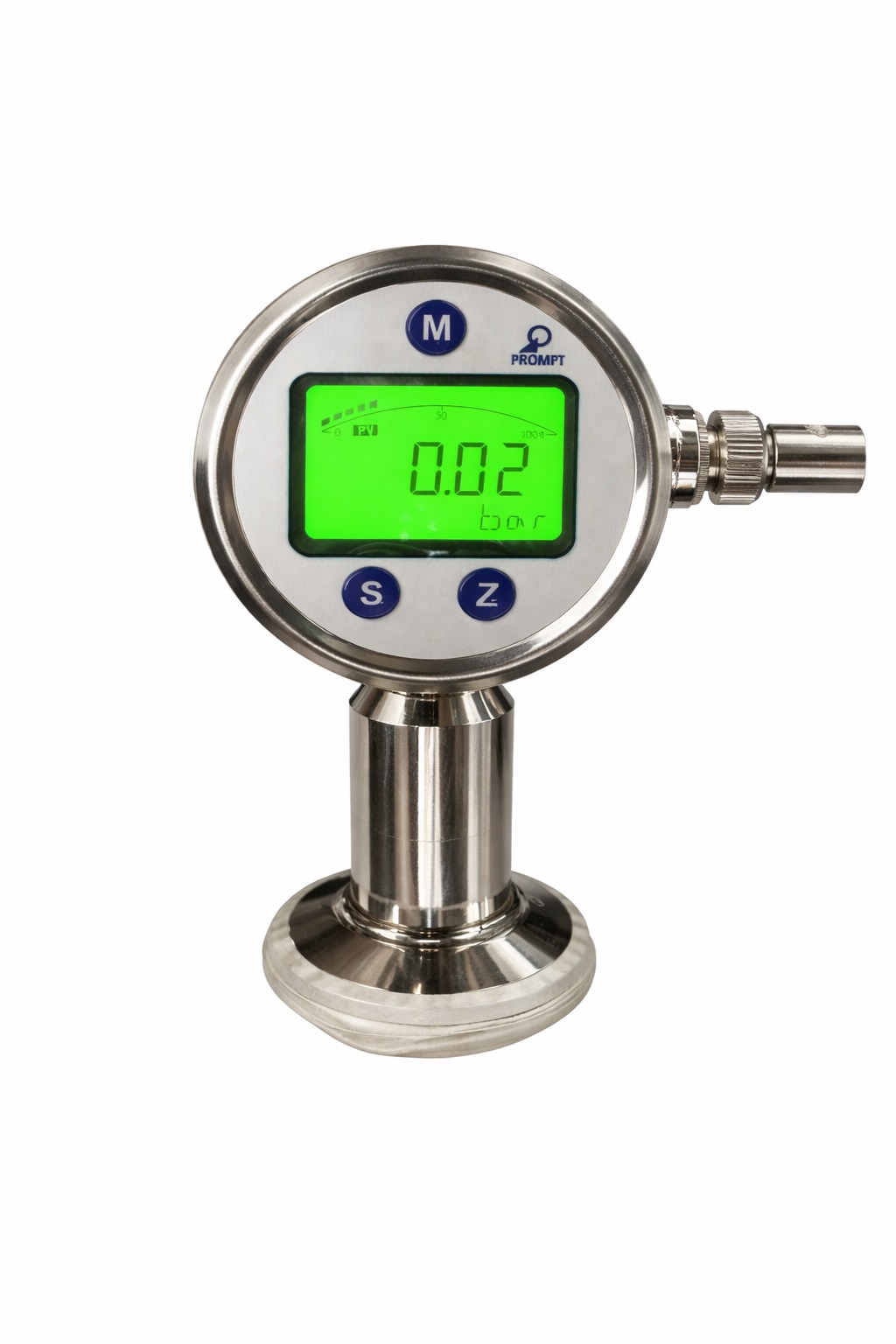 Manômetro Digital de Pressão Inox Compacto